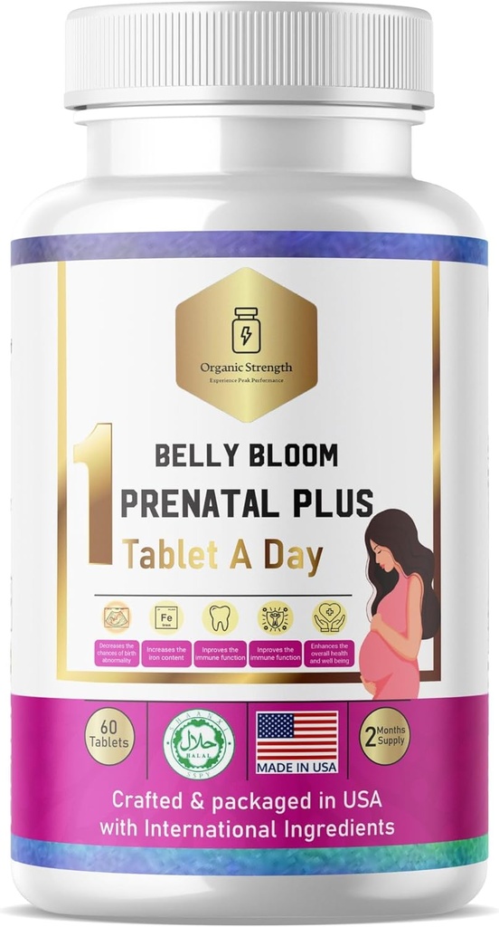 Prenatal Multivitamin with Iron – Women's Multivitamin Supplement to Boost Iron Levels and More.
