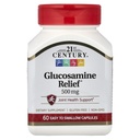 21. Century Glucosamin Relief, 500 mg, 60 Let at synke kapsler