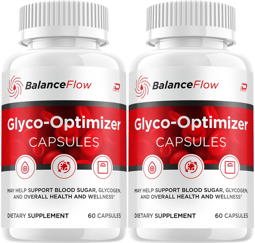 Balance Flow Kapsler, BalanceFlow Advanced Supplement, Alle naturlige Formel til at opretholde sunde niveauer, Maksimal styrke Formel, Glyco Optimizer Kapsler Anmeldelser (2 Pack - 120 Kapsler)