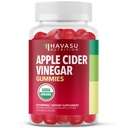 Apple Cider Vincious Gummies - Organic ACV Vitaminer til fordøjelse, Metabolisme & Gut Support - 60 Greve - Vegan, non-GMO, Gluten- Free - Lækker Flavor & Ingen Harsh Smag - 1 Måned Supply