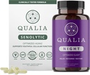 Qualia Life Sciences Bundle Qualia Night & Qualia Senolytic, Science- Backed Kosttilskud til dyb genopfriskning søvn og optimal celle reparation