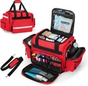 Damero Professional Medical Bag Tom, First Responder Trauma Bag med Aftagelig Dividers til Home Health Care, EMT, EMS, Rød (KUN taske)