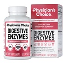 Lægens CHOICE fordøjelsesenzymer - Multi Enzymer, Organic Prebiotics & Probiotika til fordøjelsessygdomme & Gut sundhed - Meal Time discomfort Relief & Bloating - Dual Action Approach - 60 CT