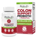 Probulin Colon Support Probiotisk tillæg, daglig Gut, fordøjelsesbesvær, og immunforsvar Probiotika kapsler til mænd og kvinder, 20 milliarder CFU, Vegan, 30 Count Flaske