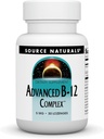 Source Naturals Product Image Advanced B- 12 Complex, fremmer normal folinsyre Metabolisme *, 5 MG - 30 Lozenges