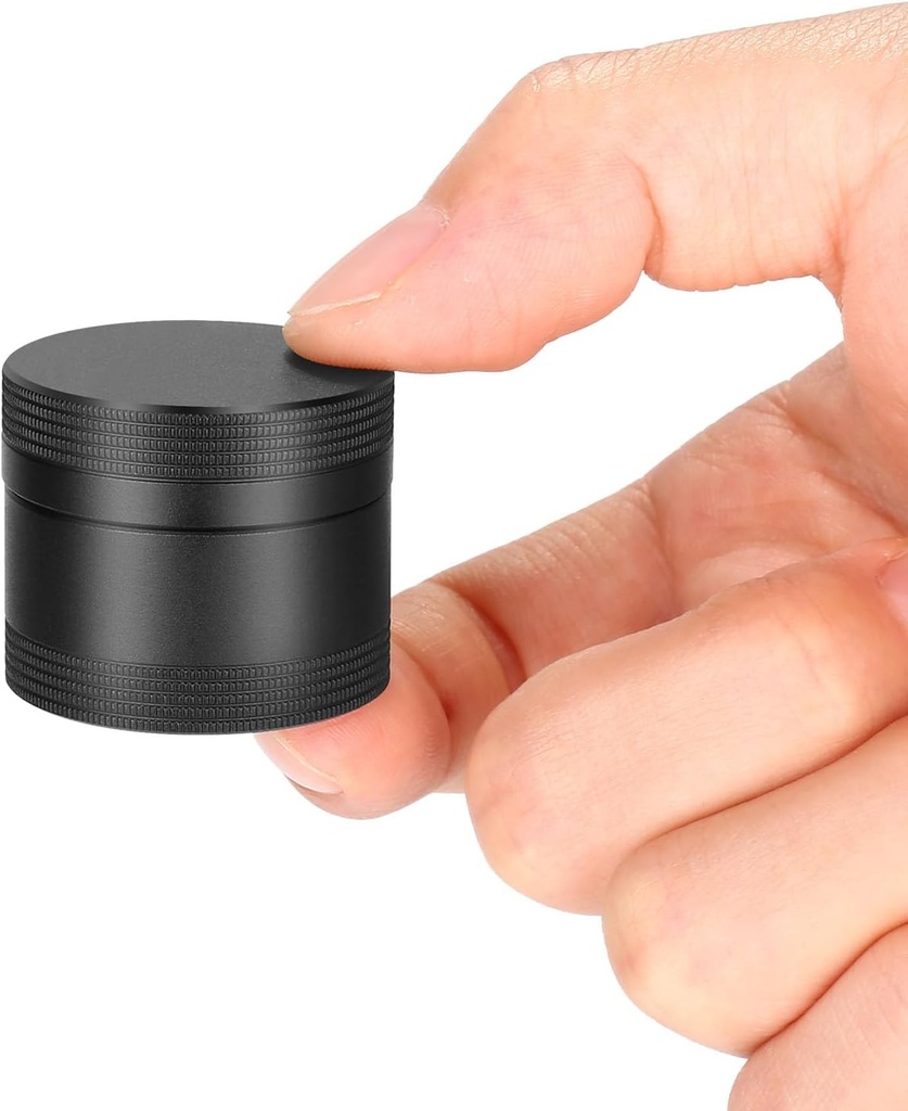 Lille Daily Pill Box - Bærbar vandtæt Metal Pill sag til Pocket eller Purse Aluminium Alloy Round Travel Pill Container Medicin Vitamin Organizer Unik gave