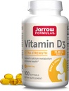 Jarrow Formulas Vitamin D3 25 mcg, Kosttilskud, Bone og fælles, Støtte til immunforsvar og kalciummetabolisme, 100 Softgels, 100 dages forsyning