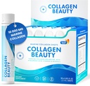 Swedish Nutra - Collagen Beautys124; 10.000 mg Hydrolyzed Marine Collagen Liquid Supplement - 30 x 25 ml daglige skodder124; Hyaluronsyre og C-vitamin til at understøtte sundt hår, hud, negle; sukkerfri