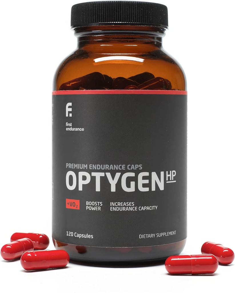 FIRST ENDURANCE OptygenHP - Premium Endurance Supplement Note 124; Boost Power Note 124; Øge ydeevne og Endurance