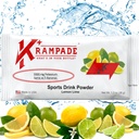 Krampade Original 2K - 2000mg High Kalium Cramp Relief Electrolyte Drink Powder: Hurtigere inddrivelse, Langsommere Træthed, Optimeret Hydration- 124; 20 Single Serving Packets (Lemon Lime)