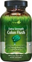 Irwin Naturals Extra Strength Colon Flush Quick & Powerful fordøjelsesbesvær + Forstoppelse Support med Psyllium, Acai, Triphala + beroligende botanicals - 60 flydende bløddele