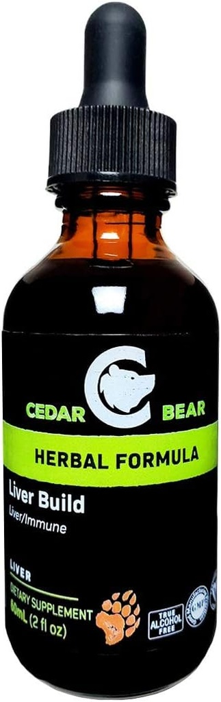 Cedar Bear Lever Bygge en flydende urte supplement, der hjælper med at styrke lever og galdeblære funktion 2 Fl Oz