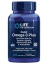 Life Extension Super Omega-3 Plus EPA / DHA Fish Oil, Sesame Lignans, Olive Extract, Krill & Astaxanthin - Heart, Brain & Joint Health Support - Gluten- Free, Non- GMO - 120 Softgels