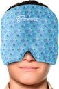 Theraice Migræne Relief Cap Junior, Lindrende Hovedpine Boo Boo Ice Pack Maske Produkter, Cooling Gel Hat JR, Ansigtet kold Compress Head Wrap for Pumps, Bruises og køling temperaturer