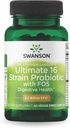 Swanson Dr. Stephen Langers Formel - Natural Probiotic w / Prebiotic FOS - 16 -Strain Supplement Fremme fordøjelsesstøtte w / 3,2 Millioner CFU per kapsel - (60 Veggie kapsler)