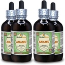 Anamu (Petiveria Alliacea) Glycerit, Tørret Herb Alkohol- GRATIS Liquid Extract (Brand name: HerbalTerra, Stolt fremstillet i USA) 4x4 fl.oz (4x120 ml)