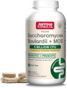Jarrow Formulas Saccharomyces Boulardii Probiotika + MOS 5 Millioner CFU Probiotisk Gær til Intestinal Health Support, Gut Health Kosttilskud til kvinder og mænd, 90 Veggie Capsules, 90 Day Supply
