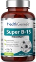 Super B- 15 100 Vcaps - Niacin Calcium Cholin Inositol DMG TMG - Understøtter sunde oxygenenerginiveauer