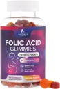 Folinsyre Gumies for Women 785 mcg, Essential Prenatal Vitaminer til mor og baby, Vegan follicate supplement Gummy, Daglig Vitamin B9 Ekstra Styrke Folat, Før under graviditeten - 120 Gummies