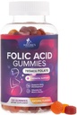 Folinsyre Gumies for Women 785 mcg, Essential Prenatal Vitaminer til mor og baby, Vegan follicate supplement Gummy, Daglig Vitamin B9 Ekstra Styrke Folat, Før under graviditeten - 120 Gummies