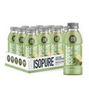 Isopure Zero Carb 32g Clear Protein Ready- to- Drink, Whey Protein Isolate, Green Tea, 12 Pack (Packaging May Vary)
