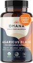 Aloha Medicinals Pure Agaricus Blazei 500 mg 90 Vegetarian Capsules Certified Organic