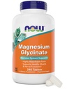 Now Foods Magnesium Glycinate, 240 tabletter - Understøtter sund muskel og nerve funktioner - ikke-GMO