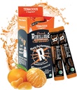 Rebellious Vedvarende Tangerine Organic Drink Mix - Zero Calorie Energy Drink Mix 124; Monk Fruit & Green Tea Extract # 124; L- Theanine + Natural Koffein # 124; 100% Plant- baseret # 124; Pack på 10 Budd124; Keto, Gluten- Free