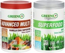 Green + Organic Superfood Raw med avanceret Multi Vanilla Chai Superfood, Bundle (pakke med 2)