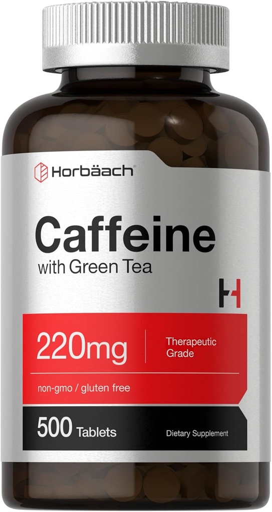 Horbäach Koffein Pills 220mg med grøn te