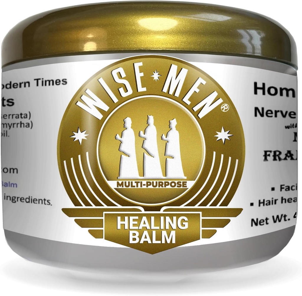 Vise mænd healing Balm med Myrra og Frankincense essentielle olier for neuropati, Sciatica og nerve smerte massage og hud moisturizing