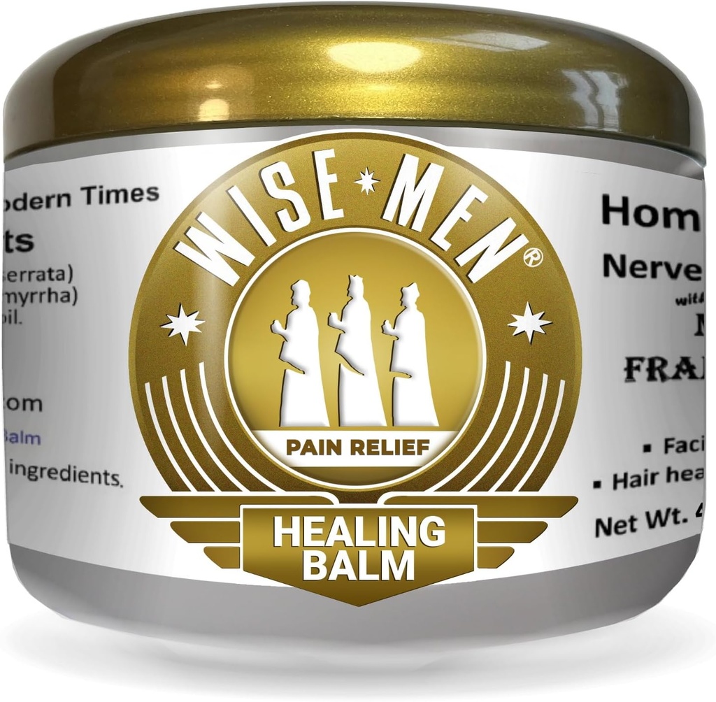 Vise mænd healing Balm med Myrra og Frankincense essentielle olier for neuropati, Sciatica og nerve smerte massage og hud moisturizing