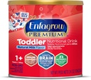 Enfagrow JEP Toddler Nutritional Drink, Lavet med Real Milk, Brain- Building Omega-3 DHA, Nutrients and Prebiotics for Growth & Immune Support, Non- GMO, Toddler Milk Powder, 24 Oz Can