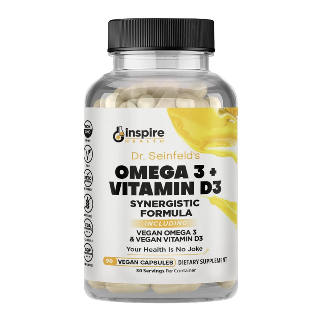 Kedt ernæring Vegan Omega 3 og vitamin D3 Supplement 90Ct