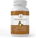 Pure Original Ingredienser Bromelain, (100 kapsler) Altid Pure, Ingen tilsætningsstoffer eller Fillers, Lab Verified