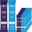 Som Søvn, Rastful Søvn Zero Sugar Powder Drink Mix 20 Pack Set: Kirsebær & Berry Flavor - Vegan, Keto