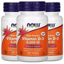 D3- 5000 IE, 240 Softgels, pakning med 3 stk.