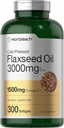 Horbäach Flaxseed Oil Softgel Capsules 300 mg