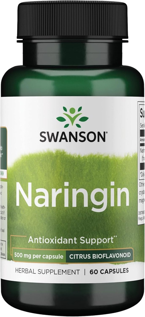 Swanson Naringin 500 milligram 60 kapsler