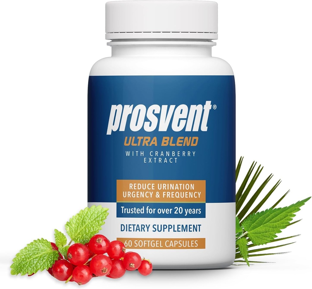 Advanced Prostate Support Ultra - Natural Supplement med Saw Palmetto, Pygeum, Lycopene, Stinging Nitle, Beta sitosterol, Tranebær og mere til Ease Urinary Frequency & Hastighed (60 Greve)