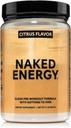 NAKED Citrus Energy - Citrus Flavored Clean Pre Workout Supplement for mænd og kvinder, Vegansk Friendly, Ingen tilsat sødestoffer, farver eller smag - 30 Servere
