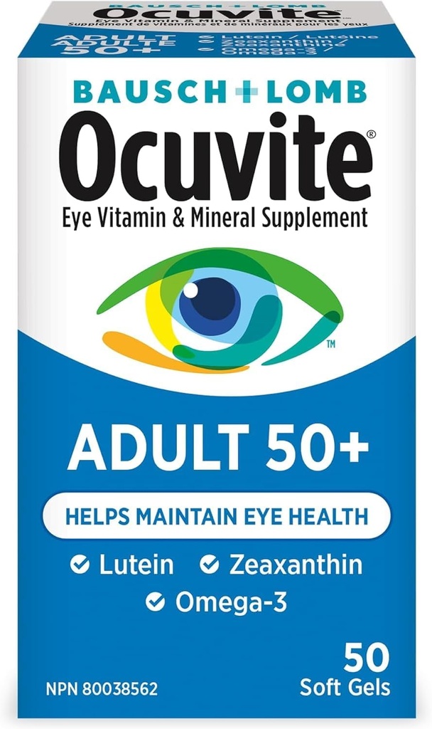 Bausch & Lomb Ocuvite Voksen 50 + Eye Vitamin og Mineral supplement