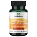 Swanson D-vitamin & bor 60 kapsler