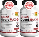 Gluco Guard Max Daily Wellness Support Supplement with Vitamins, Minerals, and Herbs – Chromium, Magnesium, Banaba, Bitter Melon, and Zinc – Non-GMO, Gluten-Free – 120 Capsules