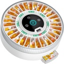 Windtrace Bluetooth Automatic Pill Dispenser til ældre med Alarm, Smart Pill Dispenser med 31- Slot, Fingerprint & Mekanisk Dual Lock Medicin Dispenser, Timet Dispenser Machine (grøn)
