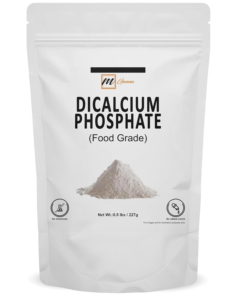 Dicalcium Phosphat til fødevarer og kosmetik 227 gms / 0,5 lbs