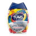 TUMS Chewy Bites Chewable Antacida tabletter med gas relief, Lemon & Strawberry - 54 Greve