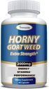 Extra Strength Horny Geat Weed Extract - Energy, Performance, & Stamina Booster - med Maca, L- Arginin, Tongkat Ali for mænd og kvinder - 60 kapsler