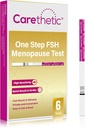 [6 Pack] Karrietetic Menopause Test Kit - Rapid FSH Test Strips for at- Home Menopause Stage Monitoring, High- Følsomhed Resultater