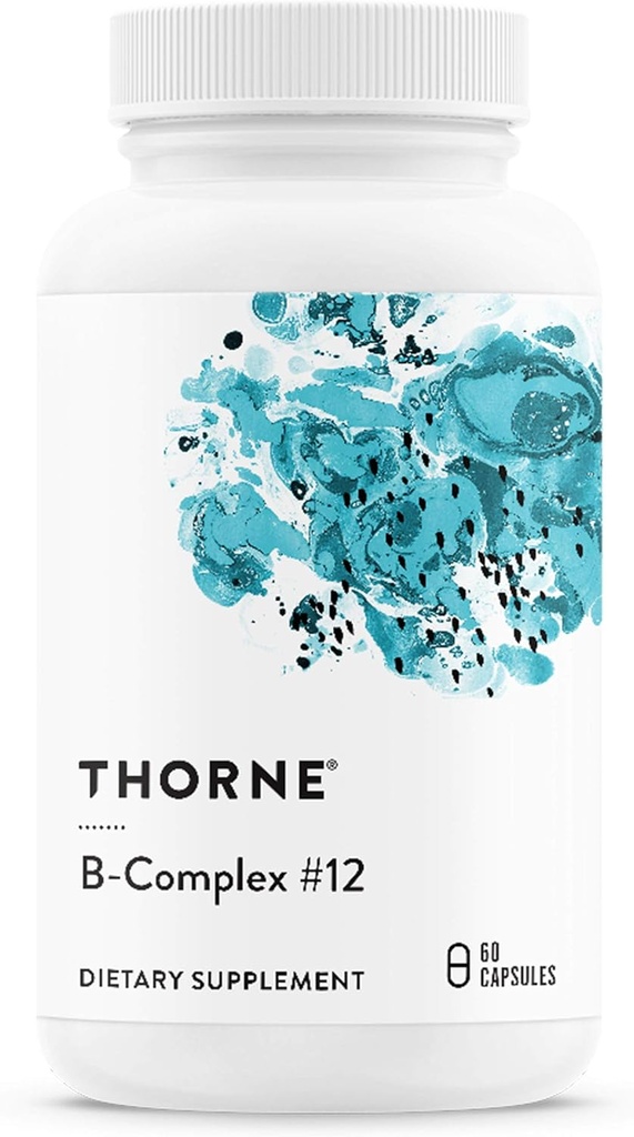 THORNE - B- kompleks # 12 - vitamin B kompleks med aktiv B12 og folat - 60 kapsler